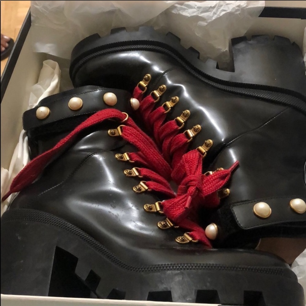 Gucci Magnum Calf Nero booties